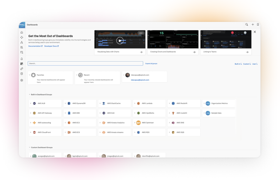 Explore Splunk Infrastructure Monitoring
